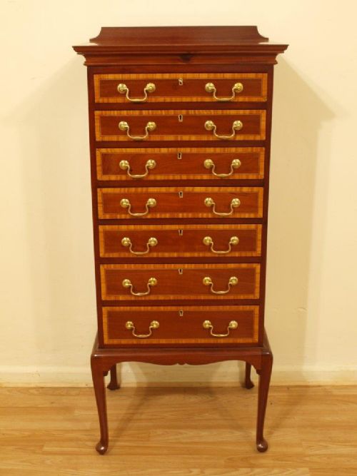 A Mahogany Inlaid Edwardian Period Chest