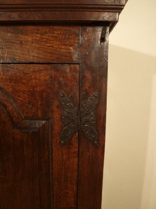 fig 1. An Oak George III Period Antique Harness Cupboard