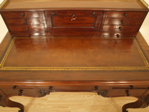fig 1. A Rare Mahogany Early Victorian Writing Desk