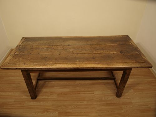 A Wonderful Rare Oak Refectory/farmhouse Dining Table