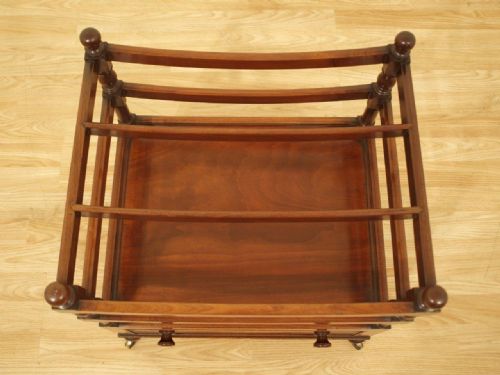 fig 1. A Mahogany Regency Period Antique Canterbury