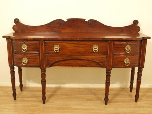 A Beautiful Mahogany Regency Period Antique Sideboard