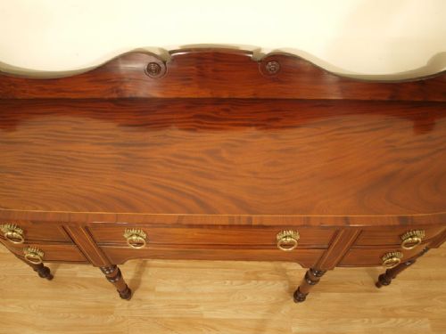 fig 1. A Beautiful Mahogany Regency Period Antique Sideboard