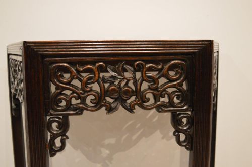 fig 1. A Chinese Mother Of Pearl & Hardwood Antique Console Table
