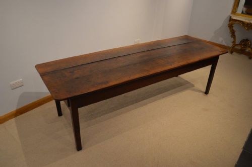 An Oak Georgian Period English Farmhouse Table