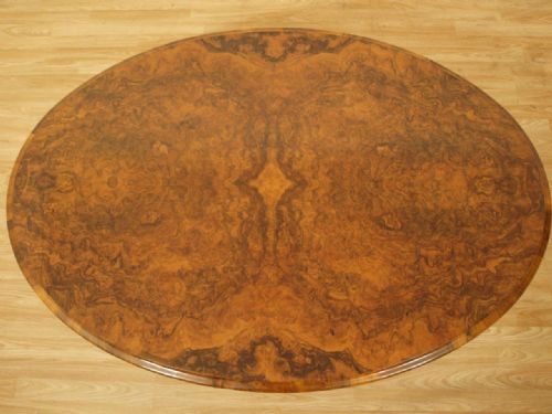 fig 1. A Victorian Period Burr Walnut Antique Coffee Table (Adapted)