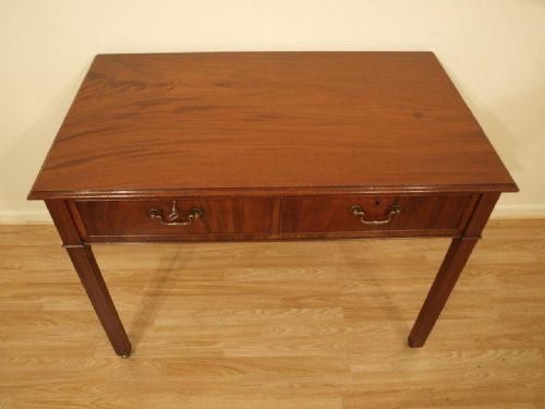 fig 1. A Mahogany George III Period Two Drawer Side Table