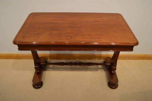 fig 1. A Pair Of Mahogany Early Victorian Antique Library Tables