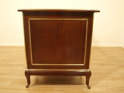 fig 2. A Beautiful Mahogany & Brass Mounted Late Victorian Writing Desk