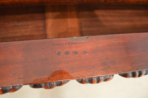 fig 1. A Beautiful Mahogany William IV Period Antique Pedestal Sideboard