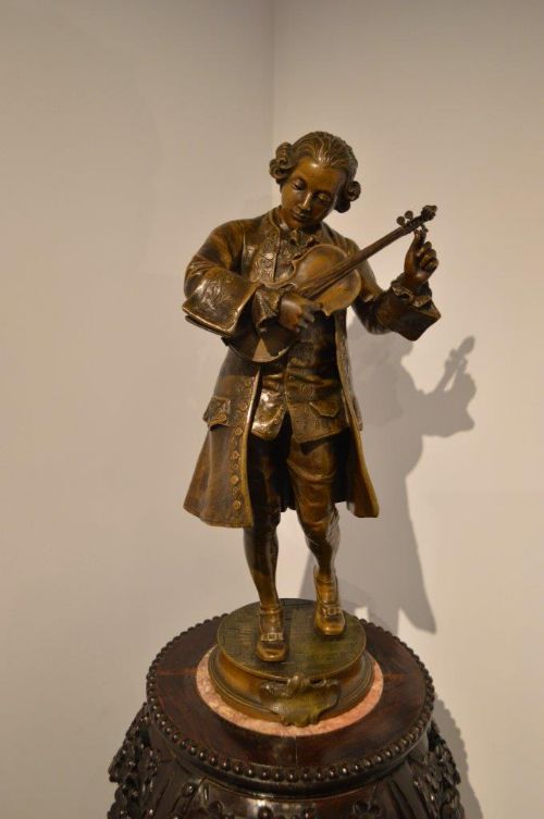 A Fine 19th Century Bronze Figure by Adrien Goudez of Mozart