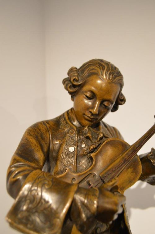 fig 1. A Fine 19th Century Bronze Figure By Adrien Goudez Of Mozart