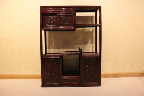 A Chinese Hardwood 19th Century Cabinet