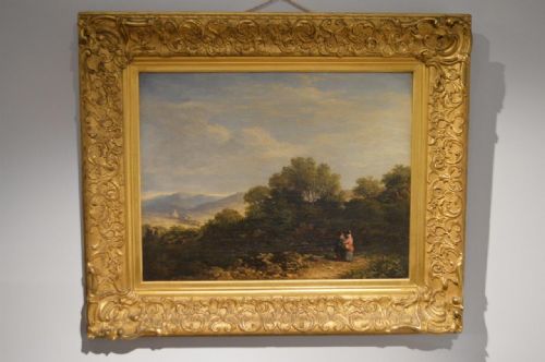 A 19th Century Oil on Canvas Rural Landscape