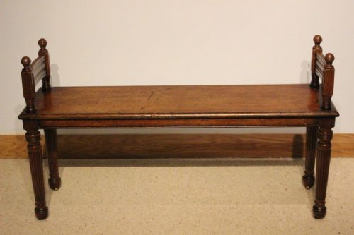 fig 1. An Elegant Oak Victorian Period Window Seat/Stool