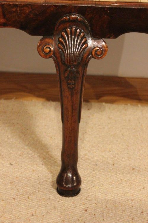 fig 1. A Walnut George I Style Two Seater Settee
