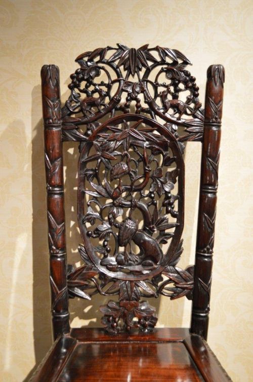 fig 1. An Unusual Hardwood Chinese Antique Chair