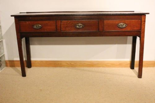 fig 1. An Oak George III Period Antique Dresser Base