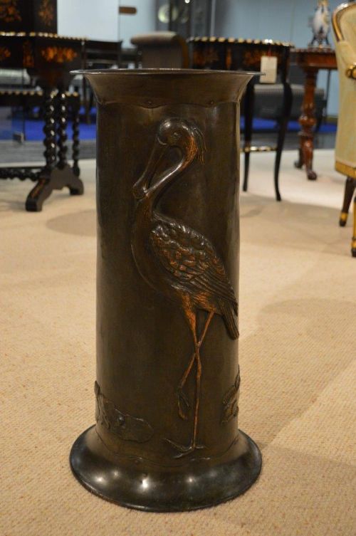 Arts & Crafts Period Copper Umbrella/stick Stand