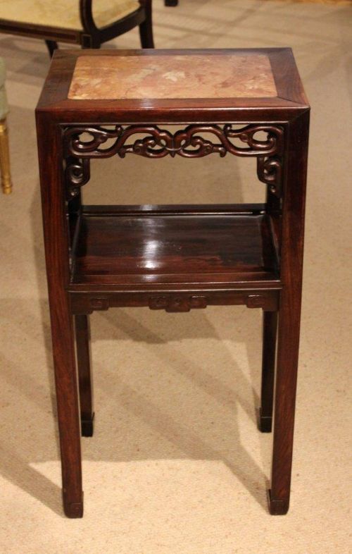 A 19th Century Hardwood Chinese Stand