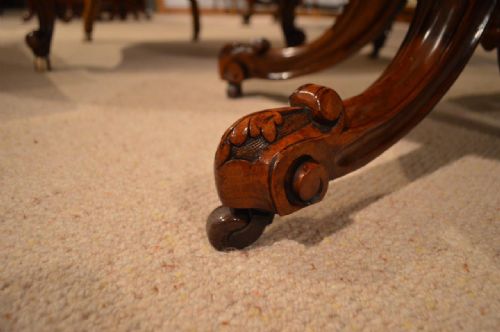 fig 1. A Beautiful Burr Walnut Victorian Period Oval Coffee Table