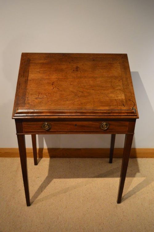 A Mahogany George III Period Architects/reading Table