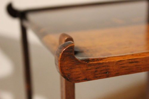 fig 1. An Oak Aesthetic Period Occasional Table After A Design By E.W. Godwin
