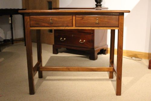 fig 1. A Rare Walnut Arts & Crafts Period Side Table By Ernest Gimson