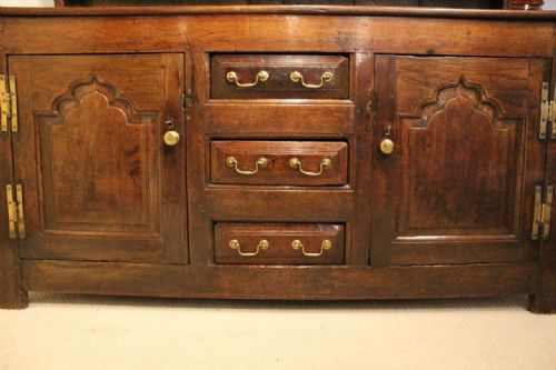 fig 1. A Good Oak 18th Century Welsh Dresser & Rack
