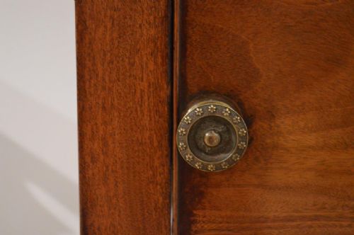 fig 1. A True & Rare Pair Of Mahogany William IV Period Antique Bedside Cabinets