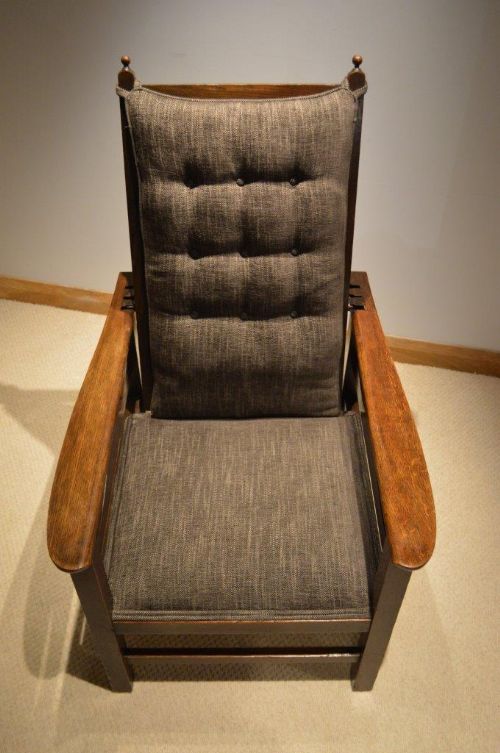 fig 2. An Oak Arts & Crafts Period Reclining Chair By Heals Of London