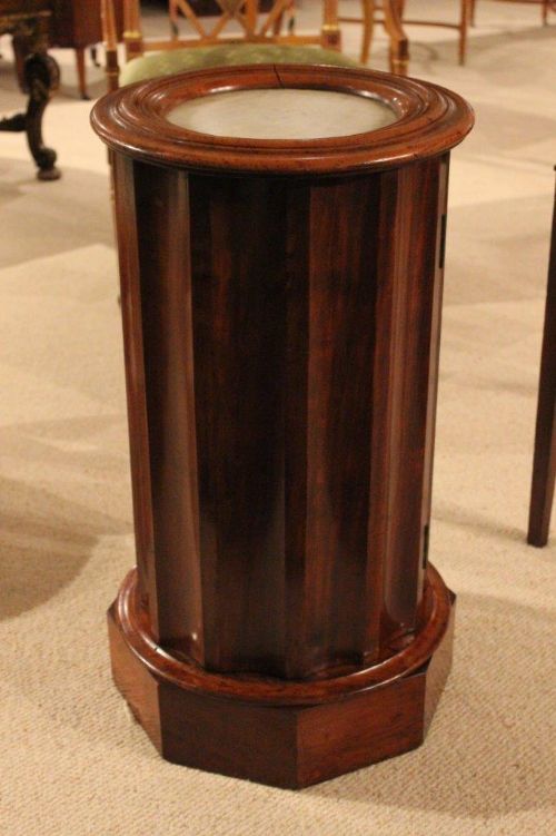 A Mahogany Victorian Period Antique Bedside Cabinet