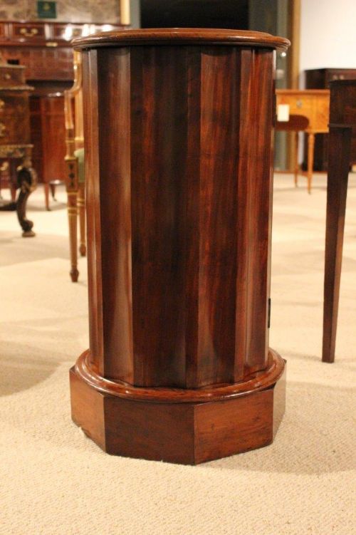 fig 1. A Mahogany Victorian Period Antique Bedside Cabinet