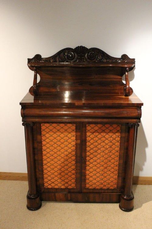 fig 1. A Goncalo Alves Late Regency Period/William IV Period Antique Chiffonier