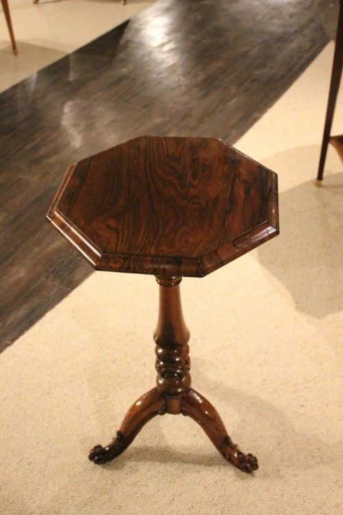 A Rosewood Early Victorian Period Antique Wine Table