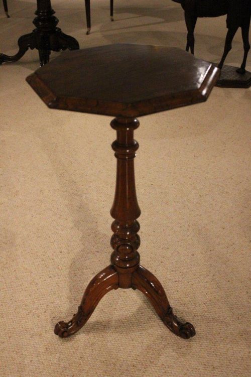 fig 1. A Rosewood Early Victorian Period Antique Wine Table