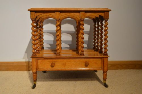 fig 1. A Classical Oak English Victorian Period Canterbury
