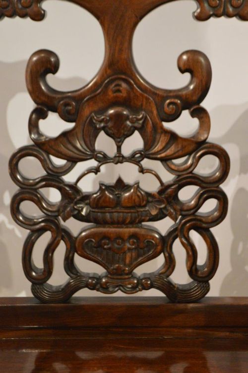 fig 1. A Chinese 19th Century Hardwood Armchair