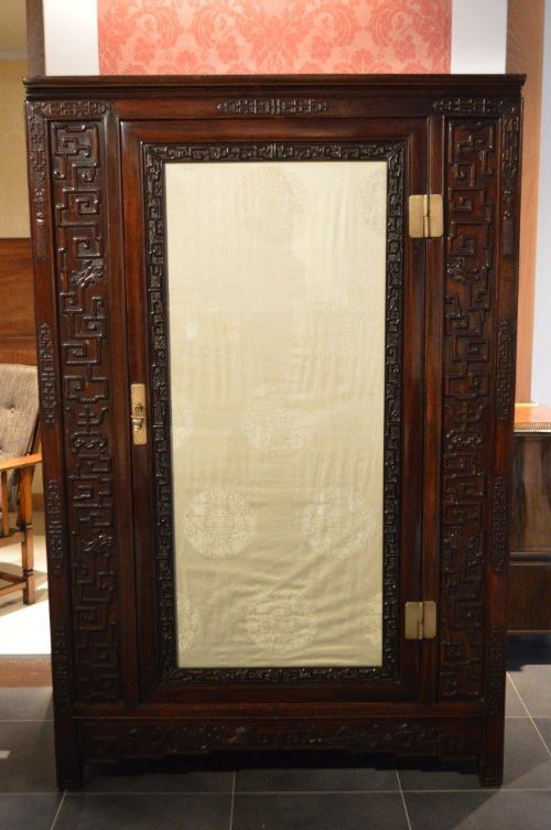A Chinese 19th Century Hardwood Cabinet/cupboard