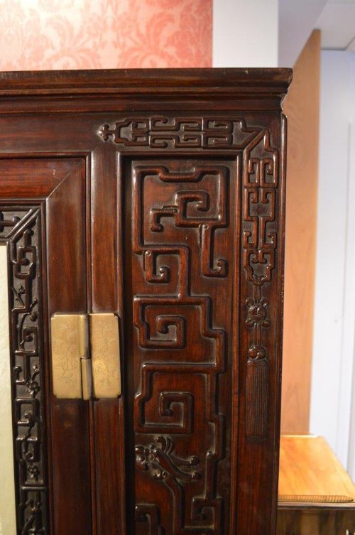 fig 1. A Chinese 19th Century Hardwood Cabinet/Cupboard