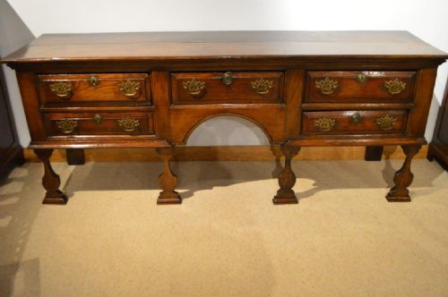 fig 1. A Good Oak George III Period Antique Dresser Base