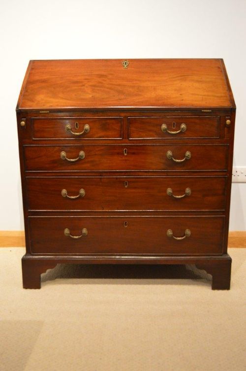 A Mahogany George III Period Antique Bureau