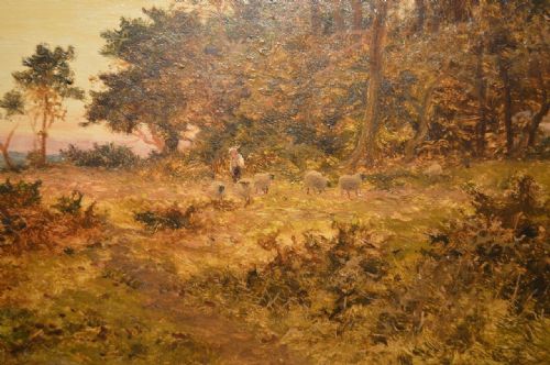 fig 1. A Victorian Period Oil On Canvas By Daniel Sherrin
