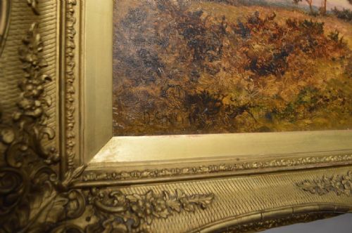 fig 4. A Victorian Period Oil On Canvas By Daniel Sherrin