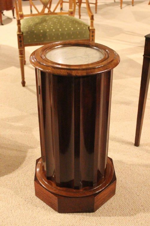 A Mahogany Victorian Period Antique Bedside Cabinet
