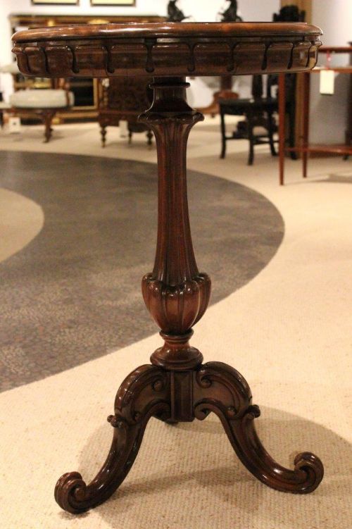 fig 1. A Mahogany Early Victorian Period Circular Occasional Table
