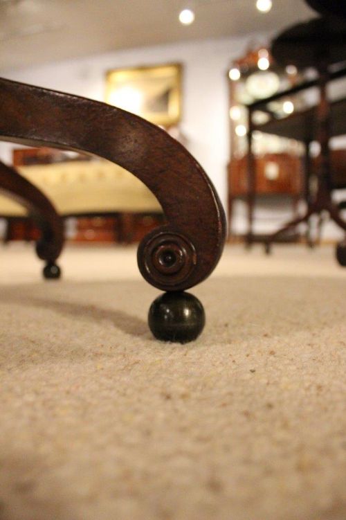 fig 1. A Rare Mahogany Regency Period Antique Side Table