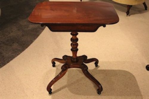 A Rare Mahogany Regency Period Antique Side Table