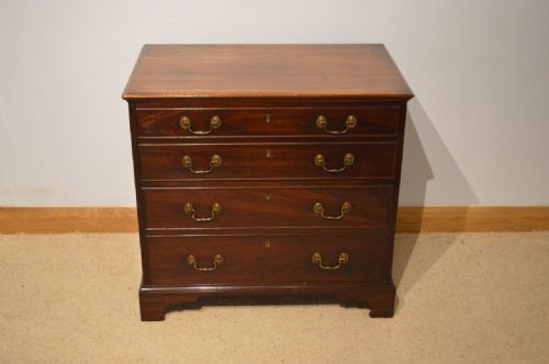 A Small Mahogany George III Period Antique Chest/commode