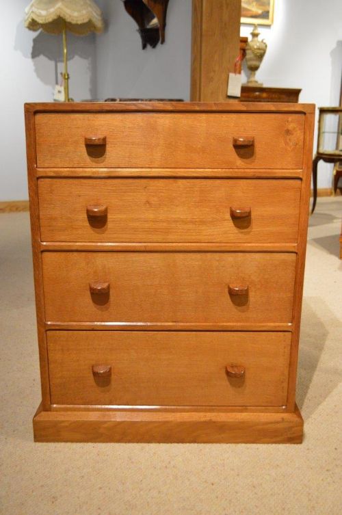 A Small & Rare Arts & Crafts Cotswold School Chest of Drawers
